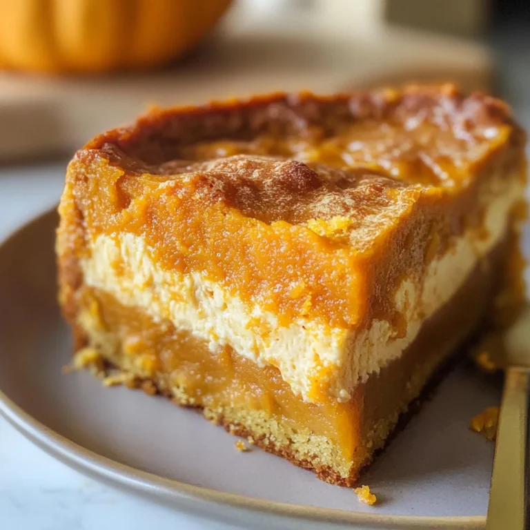 Pumpkin Gooey Butter Cake Recipe