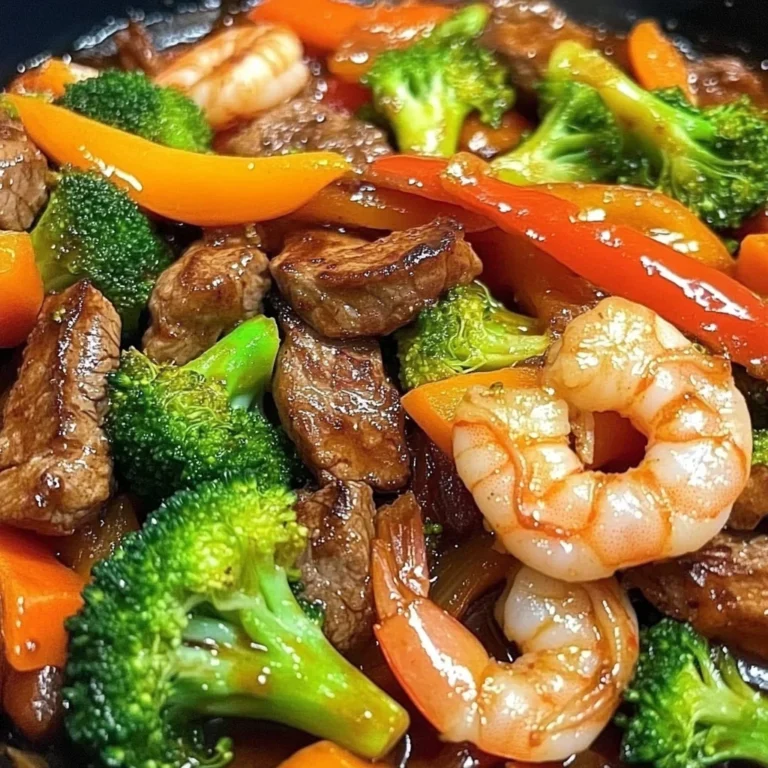 STEAK AND SHRIMP STIR FRY